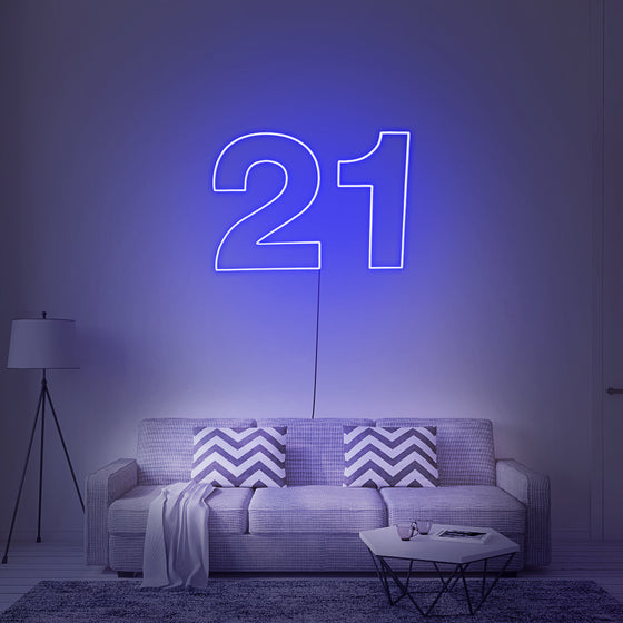 21 LED Neon Sign - Marvellous Neon
