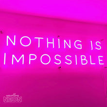  Nothing Is Impossible Neon Sign - Marvellous Neon
