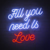 All You Need Is Love Led Sign - Marvellous Neon
