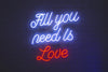 All You Need Is Love Led Sign - Marvellous Neon