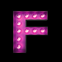  Light Up Letter - F - Marvellous Neon