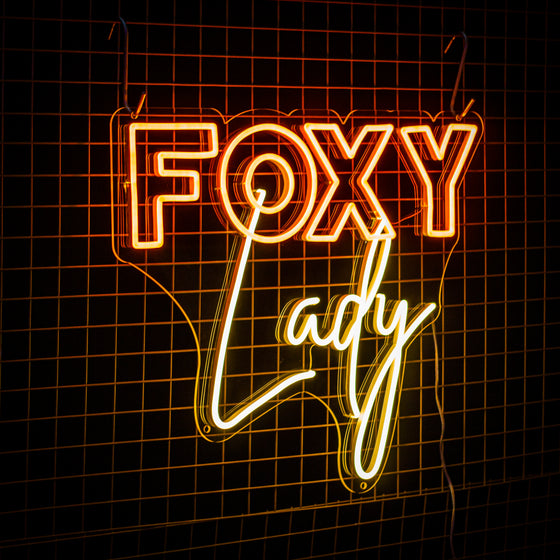 'Foxy Lady' Neon Sign - Marvellous Neon