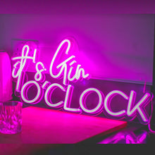  It's Gin O'Clock Led Sign - Marvellous Neon