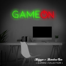  Game On - Power Symbol Neon Sign - Marvellous Neon
