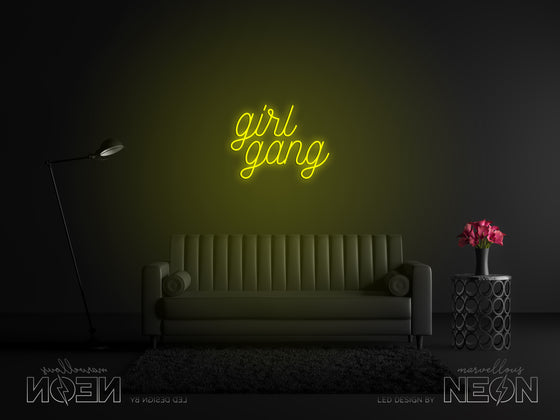 Girl Gang Neon Sign - Marvellous Neon