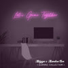'Let's Game Together' Single Line - Gaming Neon Sign - Marvellous Neon