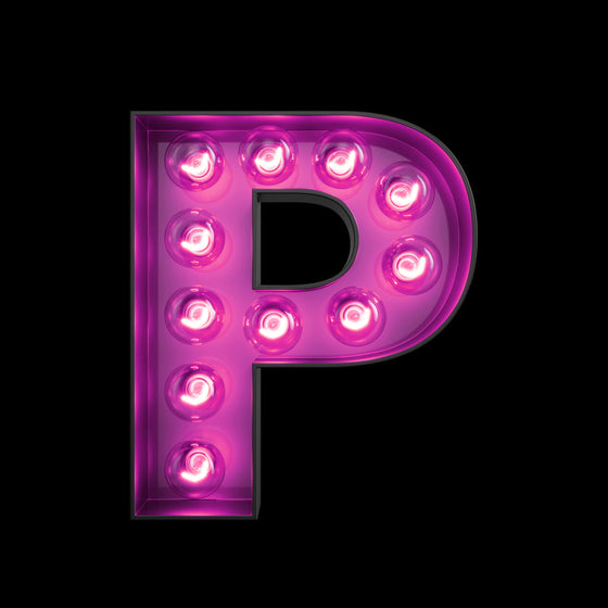 Light Up Letter - P - Marvellous Neon
