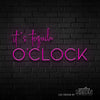 It's Tequila O'clock Neon Led Sign - Marvellous Neon