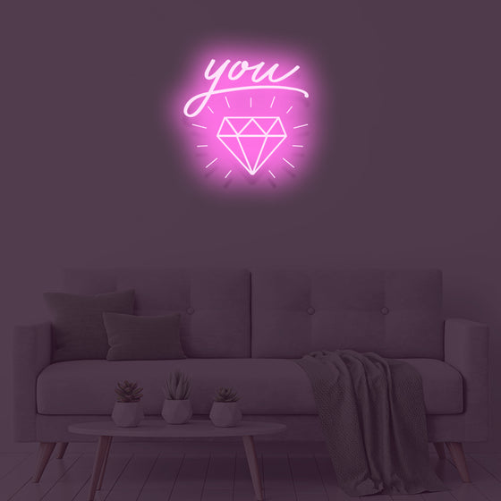 You Diamond Neon Sign - Marvellous Neon